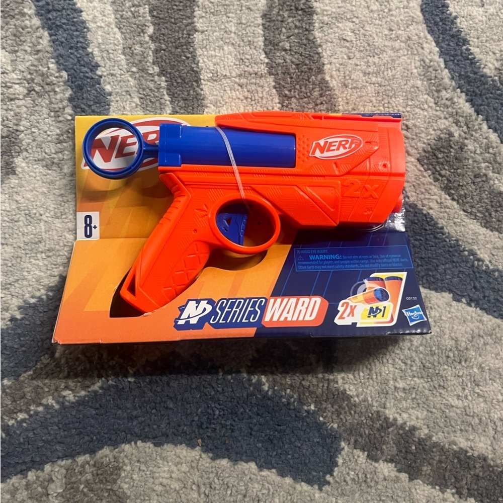 NERF Orange and Blue Toy Blaster